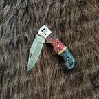 Damaškový zatvárací nôž – Rosewood Duo