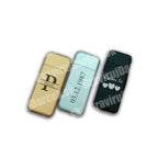 Zapaľovače Soft Flame – zlatý, strieborný a čierny, gravírované